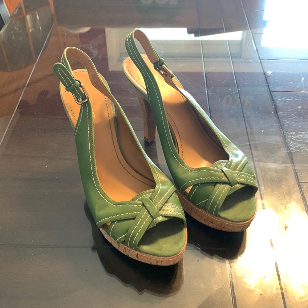 Nine West Peep Toe Sandal Heels